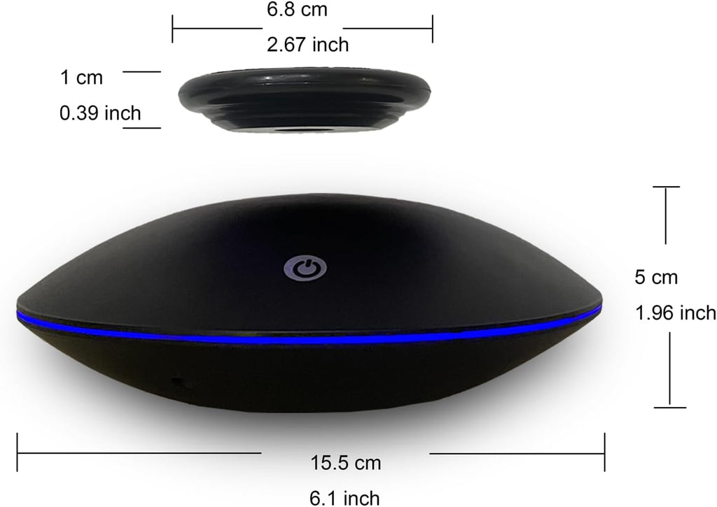 Levitating Display Stand, Floating Display Rack for Toys, Figures, Miniatures Rotation Display Stand